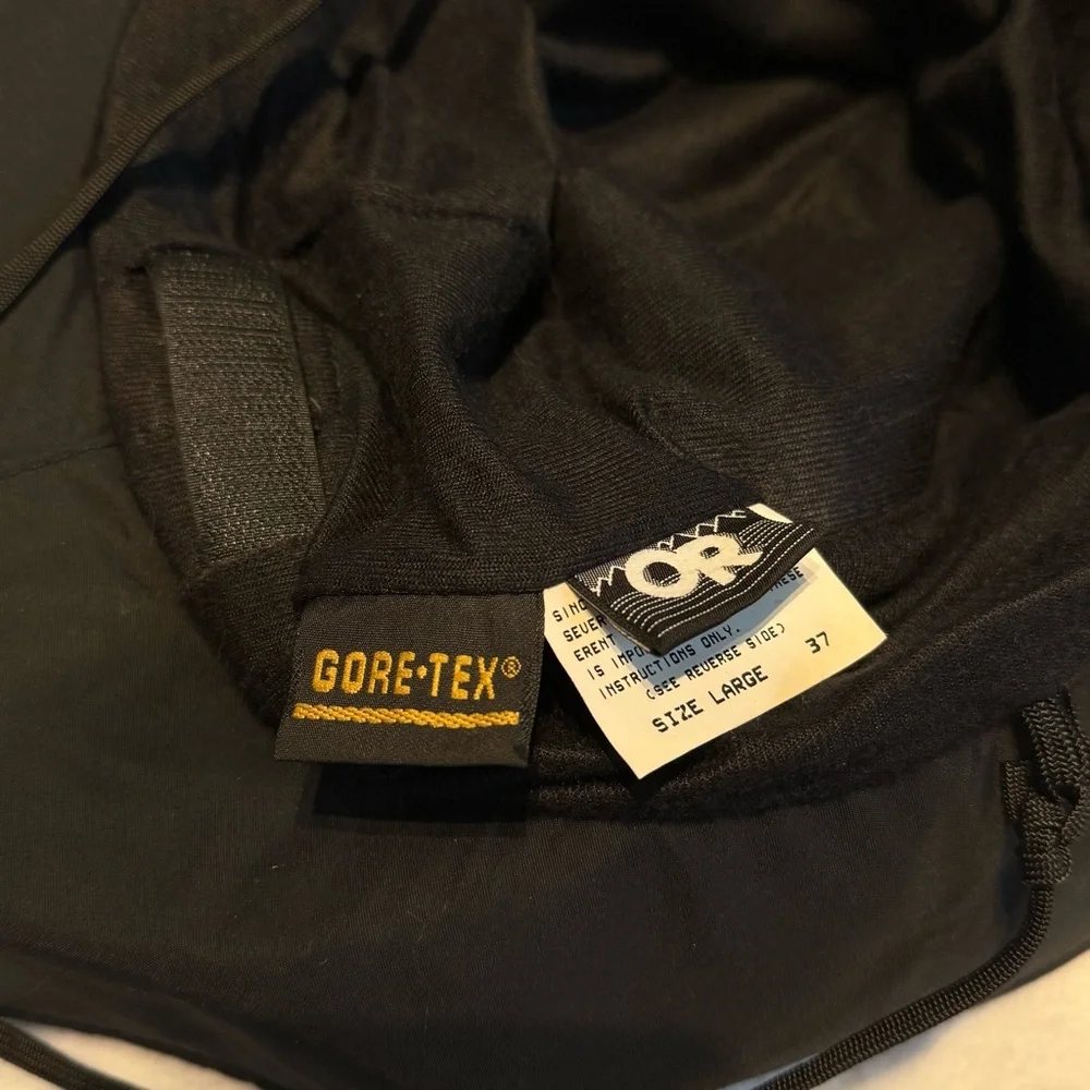 Outdoor Research Gore-Tex Bucket Hat Black Size Large